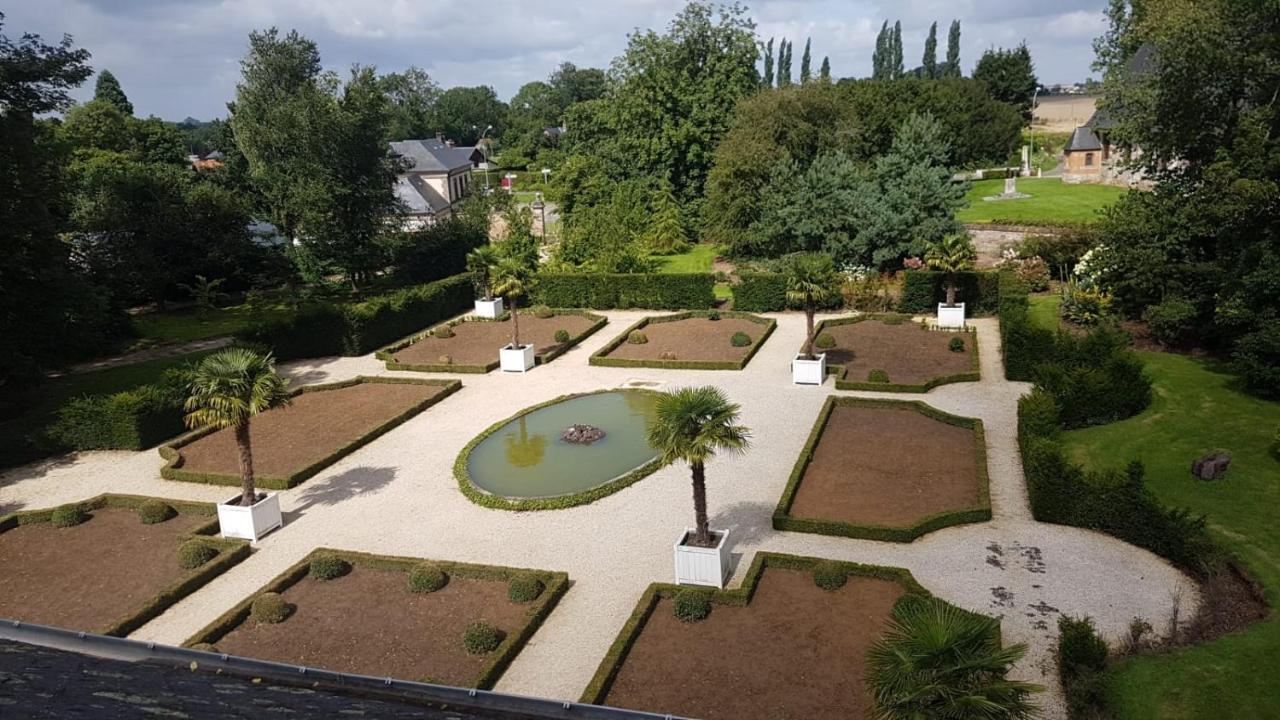 Chambre E Andre Le Domaine Des Jardins De Bracquetuit Dış mekan fotoğraf