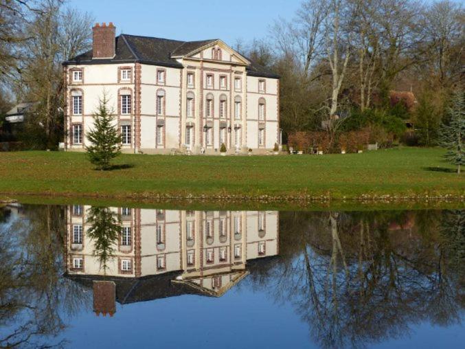 Chambre E Andre Le Domaine Des Jardins De Bracquetuit Dış mekan fotoğraf