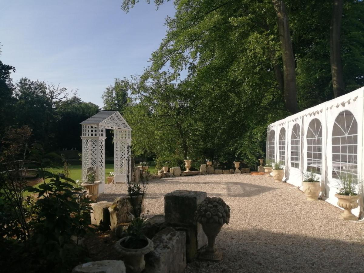 Chambre E Andre Le Domaine Des Jardins De Bracquetuit Dış mekan fotoğraf