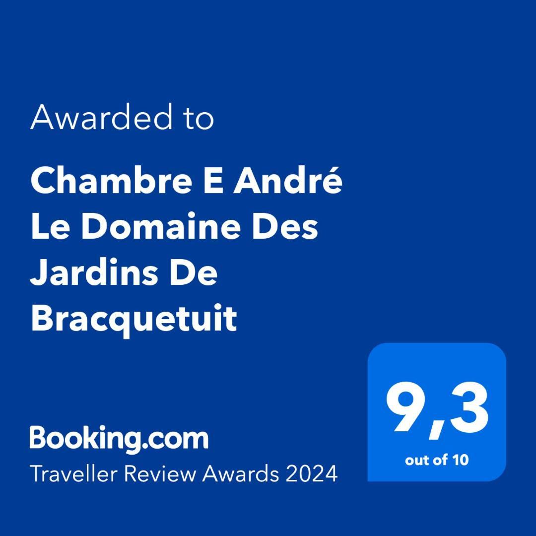 Chambre E Andre Le Domaine Des Jardins De Bracquetuit Dış mekan fotoğraf